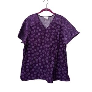 Scrub Star Purple Scrub Medical Top XL